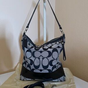 Coach Black and Gray Women's Bag